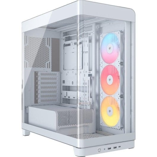 PC-Gehäuse Corsair 4500X RS-R ARGB Weiß Tempered Glass Midi Tower USB-C