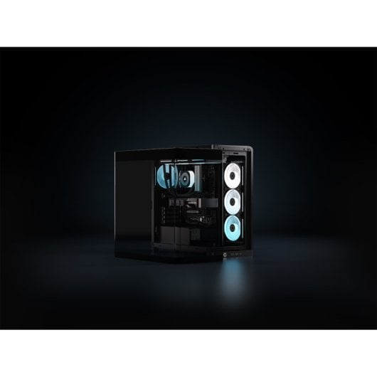 Boîtier Corsair 4500X LX-R RGB Verre trempé Midi Tower Noir 2x140 mm USB 3.2 Type-C
