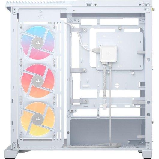 Torre Corsair 4500X LX-R RGB Midi Tower Vidro Temperado USB-C Branco