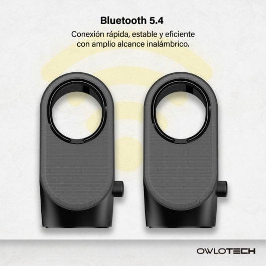 Owlotech Teralis Altavoces 2.0 Bluetooth 16W Negros