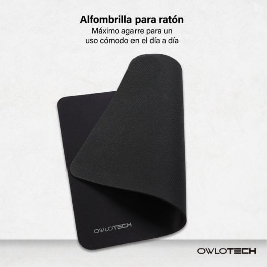 Owlotech MK300 Combo Tastiera wireless + Mouse + Tappetino per mouse nero