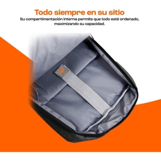 PcCom Essential Axen Mochila para Portátil hasta 15.6" Negra