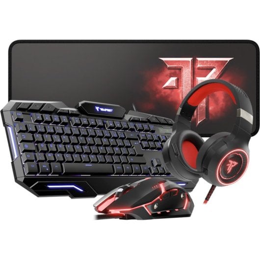 Tempest Oblivion Combo Gaming Clavier + Souris + Casque + Tapis
