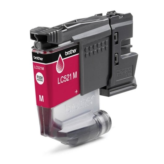 Tintenpatrone Brother LC521M Magenta 1 Stück 500 Seiten Pack einzelner Tintenpatrone Brother LC521M Magenta 1 Stück 500 Seiten Pack einzelner