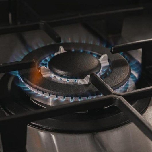 Placa Cecotec Bolero Squad G 2400F Inox Gas 2 Fuegos WOK Acero Inoxidable