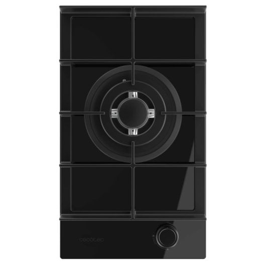 Placa de gas Cecotec Bolero Squad G 1400F Glass Black WOK Triple Corona Glass Black