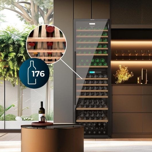 Vinoteca Cecotec Bolero GrandSommelier Duo 176000 176 garrafas dupla zona filtro UV LED