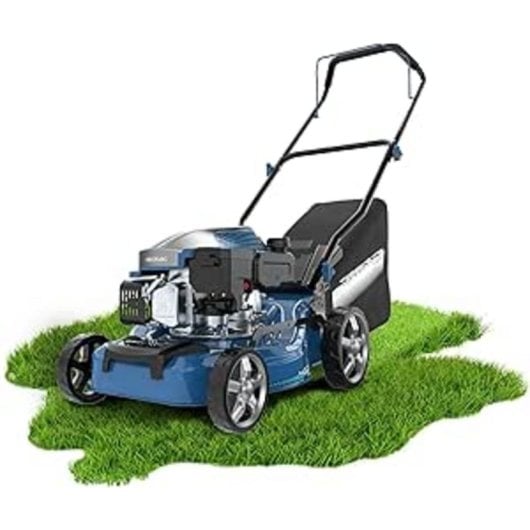 Cortacésped Cecotec Terrenator 2700.41 Total Z 144cc Acero 41cm Mulching Ruedas XL