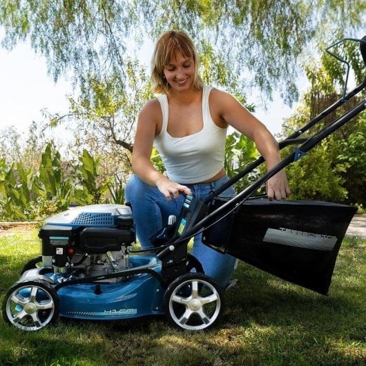 Tagliaerba Cecotec Terrenator 2700.41 Total Z 144cc Acciaio 41cm Mulching Ruote XL