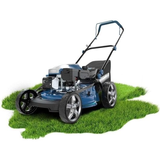 Cortacésped Cecotec Terrenator 3200.46 Total Z gasolina 145cc 46cm acero 4 en 1 ruedas XXL
