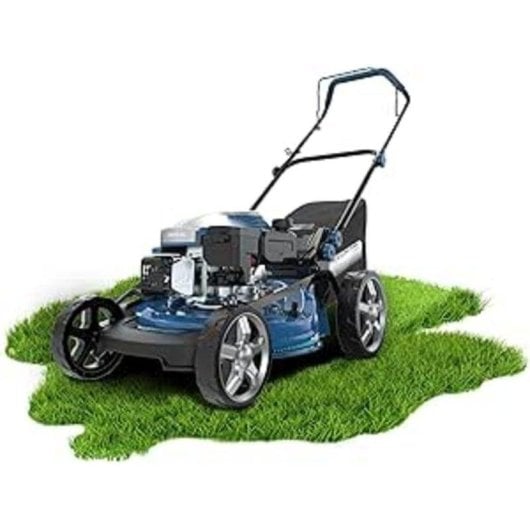 Cortacésped Cecotec Terrenator 3200.46 Total Z gasolina 145cc 46cm acero 4 en 1 ruedas XXL