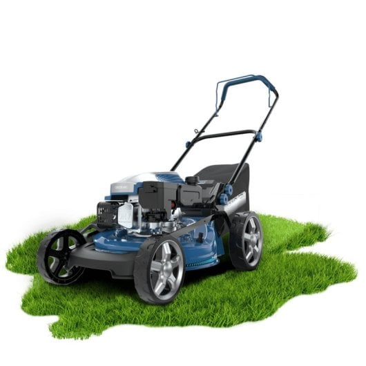 Cortacésped Cecotec Terrenator 3200.46 Total Z gasolina 145cc 46cm acero 4 en 1 ruedas XXL