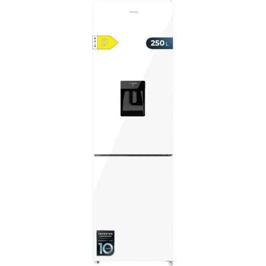 Frigorífico Cecotec Bolero Coolmarket Combi 250 WD 250L No Frost Inverter Blanco 180x55 cm Dispensador de Agua