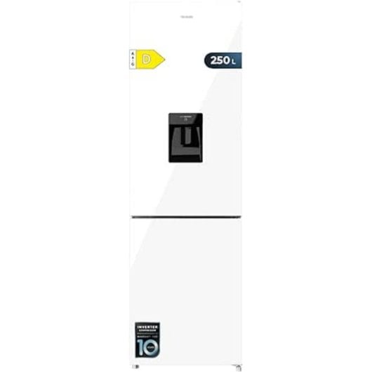 Frigorífico Cecotec Bolero Coolmarket Combi 250 WD 250L No Frost Inverter Blanco 180x55 cm Dispensador de Agua