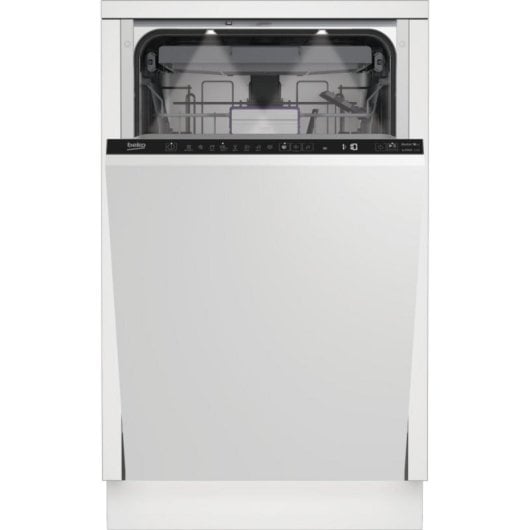 Máquina de lavar louça Beko BDIS38040A 3 cestos Acero inoxidable LED 10 cubiertos