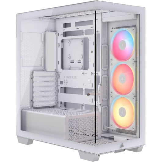 Corsair 3500X LX-R RGB Caixa E-ATX com Vidro Temperado, 3x Ventoinhas e Gestão Avançada de Cabos Branca