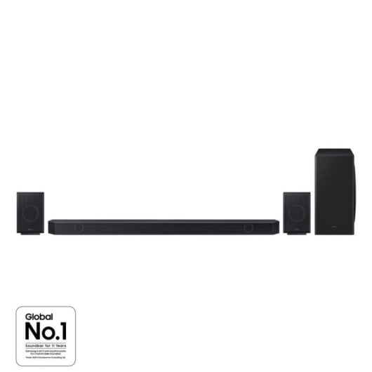 Barra de Sonido Samsung HW-Q930D 9.1.4ch Wireless Dolby Atmos Q-Symphony Subwoofer WiFi Bluetooth Alexa