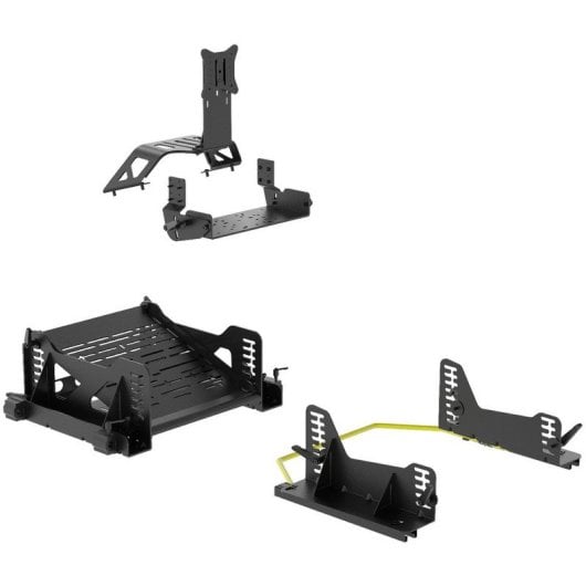 Cockpit Fanatec ClubSport GT Simulación Carreras Acero Ajustable Monitor VESA Blanco Bundle