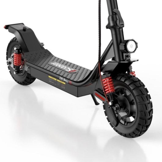 iScooter i10 Pro 800W 48V 15Ah Pneu de 10" Aplicação IP54 Scooter Elétrica Dobrável Preta