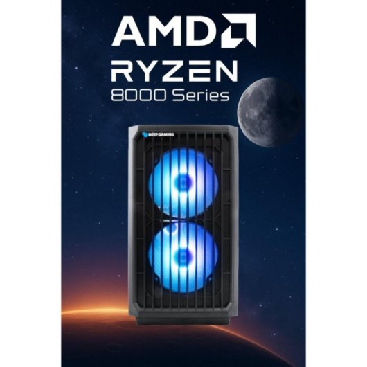 Ordenador DeepGaming Némesis AMD Ryzen 5 8500G/32GB DDR5/1TB SSD/Gráfica Radeon 740M/RGB/Windows 11 Pro