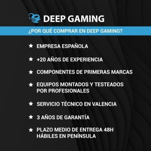 Ordenador DeepGaming Némesis AMD Ryzen 5 8500G/32GB DDR5/1TB SSD/Gráfica Radeon 740M/RGB/Windows 11 Pro