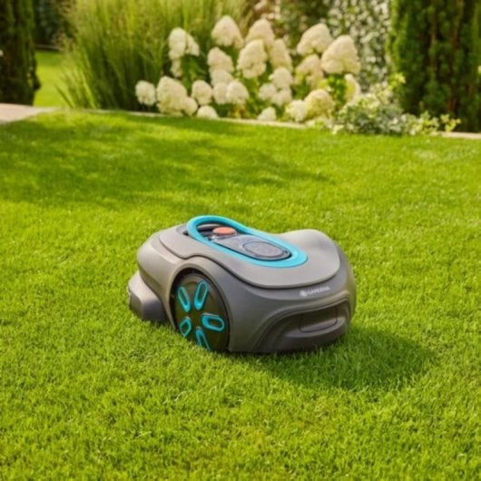Tondeuse robot Gardena Smart SILENO Max 1 200 m² avec IA et Bluetooth, double disque de coupe
