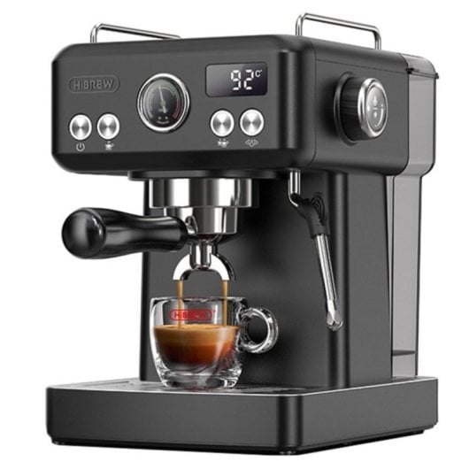 Cafetera Espresso HiBREW H10A 19 Bar Acero Inoxidable Programable Depósito 1,8 L
