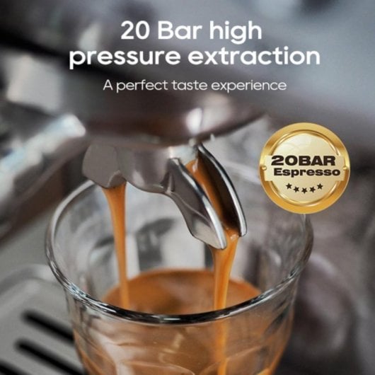 Cafetera Espresso HiBREW H10A 19 Bar Acero Inoxidable Programable Depósito 1,8 L