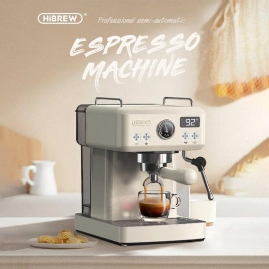 HiBREW H10A Espressomaschine, 20 Bar, 1350 W, 1,8 l, Edelstahl, programmierbar
