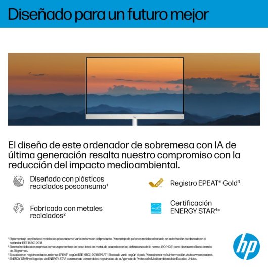 HP All-in-One 24-ct2001ns AMD Ryzen AI 5 340 16GB 1TB SSD 23.8" FHD