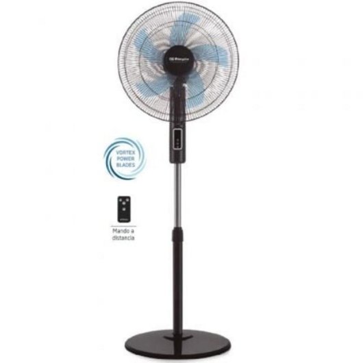 Ventoinha de Pé Orbegozo SF 1240 45W 40cm 3 Velocidades Comando Temporizador