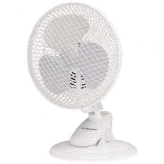 Ventoinha de Mesa/Parede/Pinça Orbegozo TF 0319 20W 17,5cm 2 Velocidades Oscilante Silenciosa