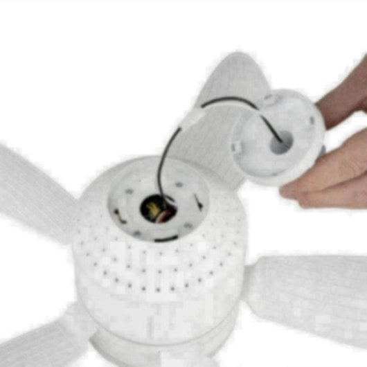 Ventilateur de plafond CP 152038 avec moteur CC ultra-silencieux de 5 W, LED SMD à intensité variable de 10 W et télécommande