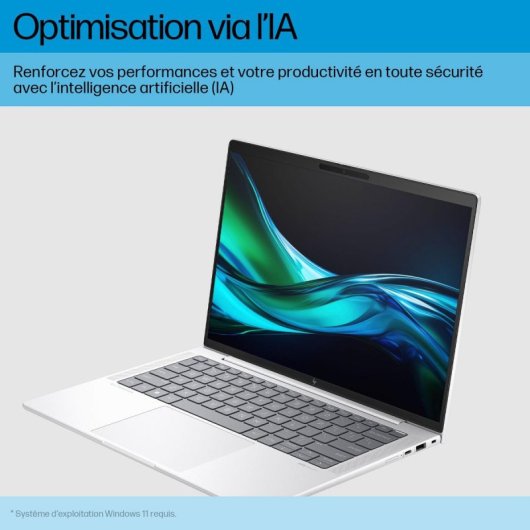 Portátil HP EliteBook 1040 G11 14" Intel Core Ultra 7 16GB 512GB SSD Argent