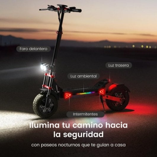 iScooter iX8 2x1200W 65km de alcance 12” Offroad Cruise Suspensão IPX4 Scooter Elétrica