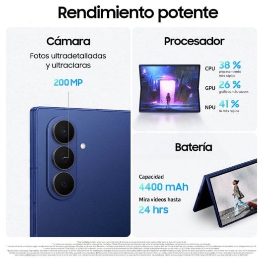 Samsung Galaxy Z Fold7 12GB/512GB Telefono cellulare pieghevole grigio argento con AI + Galaxy Buds3 Pro