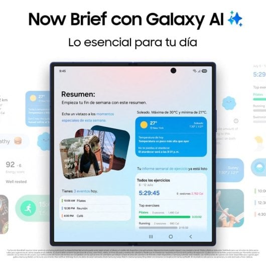 Samsung Galaxy Z Fold7 12GB/512GB Telefono cellulare pieghevole grigio argento con AI + Galaxy Buds3 Pro