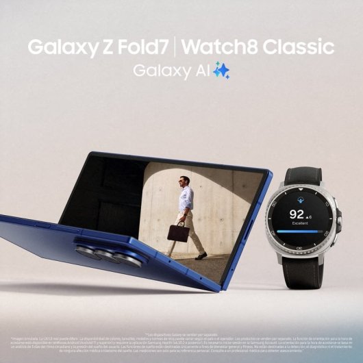 Samsung Galaxy Z Fold7 12GB/512GB Telefono cellulare pieghevole grigio argento con AI + Galaxy Buds3 Pro