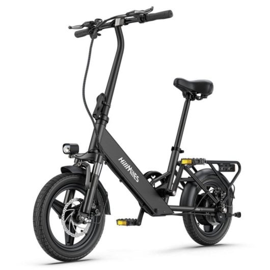 Bicicleta eléctrica HillMiles Mile 1 250W 60Km Autonomía Plegable Suspensión 7 Velocidades 14"