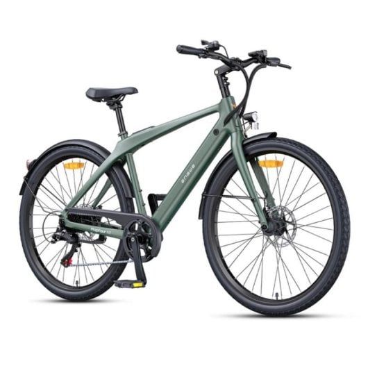 Bicicleta elétrica ENGWE MapFour N1 Air, motor de 250 W, bateria de 36 V 10 Ah, fibra de carbono ultraleve, Shimano 7 V