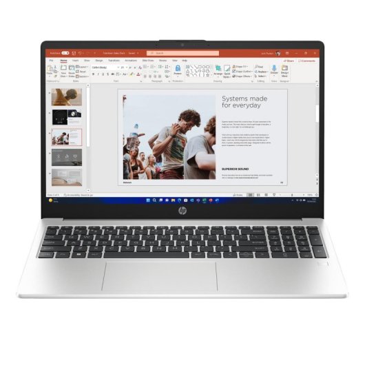 Portable HP 255 G10 15.6" AMD Ryzen 5 7530U 8Go 256Go SSD Windows 11 Home Argent Turbo