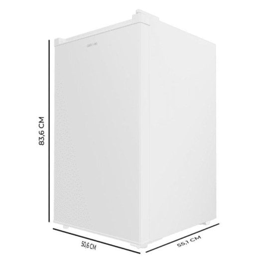 Congelador Bolero CoolMarket TF 87 White 87L Clase E compacto 3 cajones