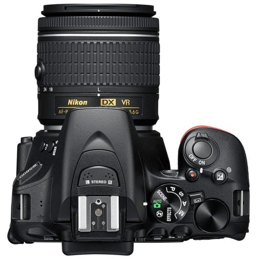 Nikon D5600 24,7 Mpx Noir + 18-55 AF-P VR Version asiatique