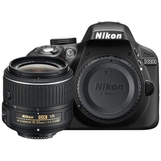 Nikon D3300 24.2MP + Objetivo AF-S DX NIKKOR 18-55mm f/3.5-5.6G VR II Versión Asiática