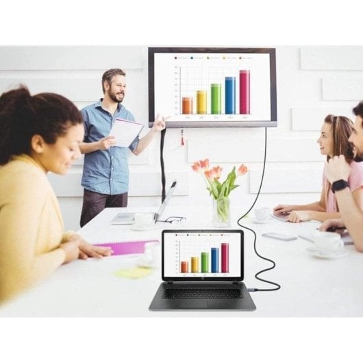 Adaptateur vidéo Conceptronic ABBY10G USB-C vers HDMI 2m 4K 60Hz Gris