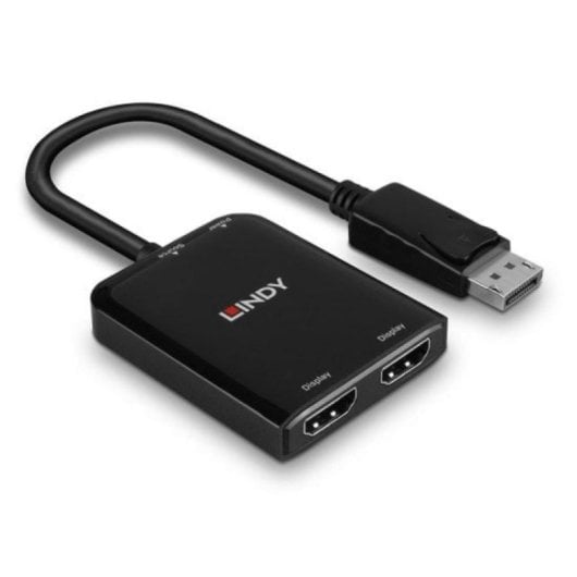 Câble Adaptateur DisplayPort vers 2 x HDMI Lindy 38433 Macho Hembra Droit