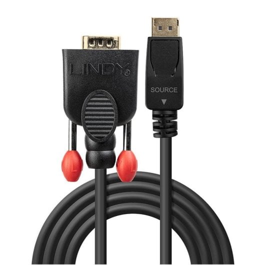 Kabeladapter Lindy 41942 VGA DisplayPort 2m Schwarz Kabeladapter Lindy 41942 VGA DisplayPort 2m Schwarz