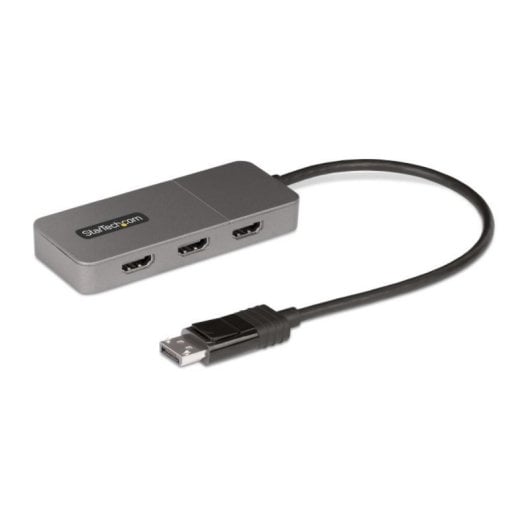 Divisor MST DisplayPort StarTech.com 3 Puertos HDMI 4K60Hz HDR USB Cable 0.3m Gris