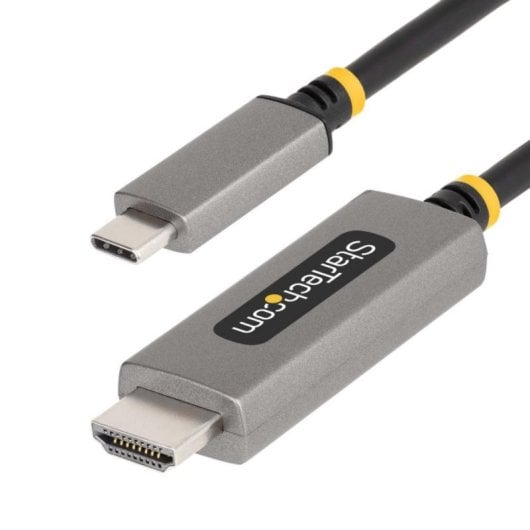 Cable USB-C HDMI StarTech 1m 8K 60Hz 4K 144Hz HDR10 DP Alt Modo HDMI 2.1 Gris