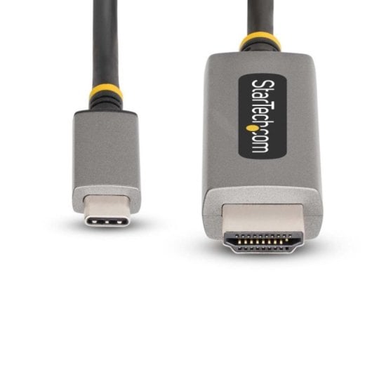 Cable USB-C HDMI StarTech 1m 8K 60Hz 4K 144Hz HDR10 DP Alt Modo HDMI 2.1 Gris